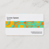 Middenband - Abstracte cirkels Visitekaartje (Achterkant)