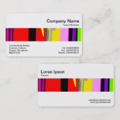 Middenband - Abstracte kleuren 02 Visitekaartje (Voorkant / Achterkant)