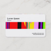 Middenband - Abstracte kleuren 02 Visitekaartje (Achterkant)