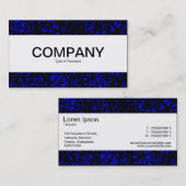 Middenband - Abstracte lijnen - blauw Visitekaartje (Voorkant / Achterkant)