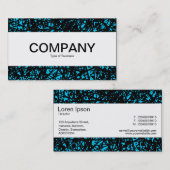 Middenband - Abstracte lijnen - Sky Blue Visitekaartje (Voorkant / Achterkant)