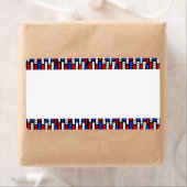 Middenband - Abstracte strips 101119 - Kleuren 01 Etiket (Insitu)