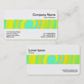 Middenband - Abstracte wervelkolom 250816 - 01b Visitekaartje (Voorkant / Achterkant)