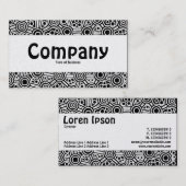 Middenband - Alien-circuits II (Gold Kaart) Visitekaartje (Voorkant / Achterkant)