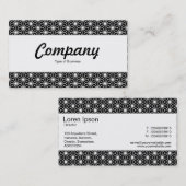 Middenband - Asanoha Pattern Visitekaartje (Voorkant / Achterkant)