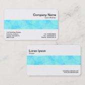 Middenband - Blauwe cirkels Abstract Visitekaartje (Voorkant / Achterkant)