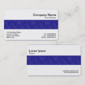Middenband - Blauwe denim Visitekaartje (Voorkant / Achterkant)