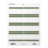 Middenband - blokpatroon etiket (Full Sheet)