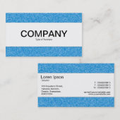 Middenband - Blue Plasma Tex Visitekaartje (Voorkant / Achterkant)