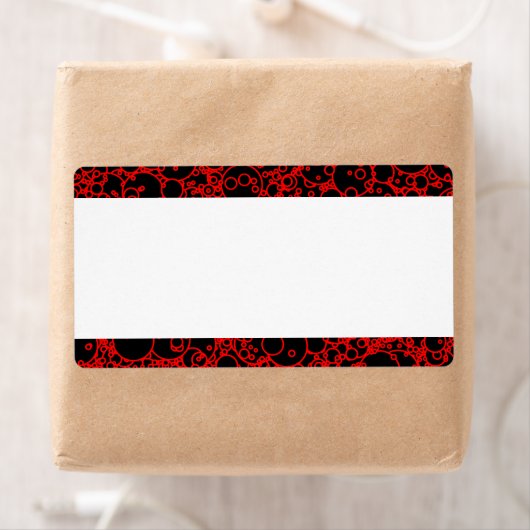 Middenband - Bubbelpatroon Etiket (Insitu)