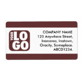 Middenband - Chocolade Etiket (Voorkant)