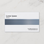 Middenband - Chrome buizen Visitekaartje (Achterkant)