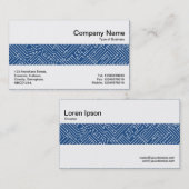 Middenband - Circuitry - White on Blue 1d4e89 Visitekaartje (Voorkant / Achterkant)