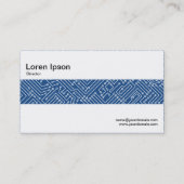 Middenband - Circuitry - White on Blue 1d4e89 Visitekaartje (Achterkant)