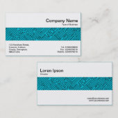 Middenband - Circuitry - Zwart op Aqua Blue 00b2c Visitekaartje (Voorkant / Achterkant)