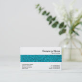 Middenband - Circuitry - Zwart op Aqua Blue 00b2c Visitekaartje (Staand voorkant)