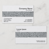 Middenband - Circuitry - Zwart op grijs c6cbcc Visitekaartje (Voorkant / Achterkant)