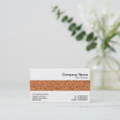 Middenband - Circuitry - Zwart op Oranje f79256 Visitekaartje (Staand voorkant)