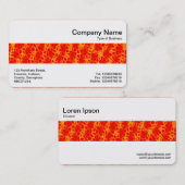 Middenband - de Oranje kronkel Visitekaartje (Voorkant / Achterkant)