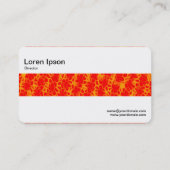 Middenband - de Oranje kronkel Visitekaartje (Achterkant)