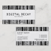 Middenband - Digitaal verval Visitekaartje (Voorkant / Achterkant)