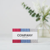 Middenband - donkere thread visitekaartje (Staand voorkant)