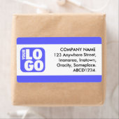 Middenband - elektrisch blauw etiket (Insitu)