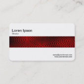 Middenband - Elektrisch Regenrood Visitekaartje (Achterkant)