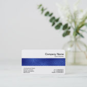 Middenband - Elektrische Regen Blauw Visitekaartje (Staand voorkant)