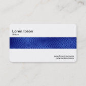Middenband - Elektrische Regen Blauw Visitekaartje (Achterkant)