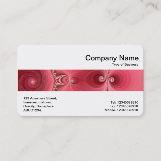 Middenband - Fractal 03 Visitekaartje (Voorkant)