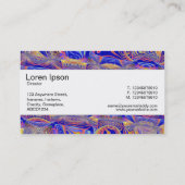 Middenband - Fractal Abstract 061012a Visitekaartje (Achterkant)