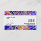 Middenband - Fractal Abstract 061012d Visitekaartje (Achterkant)