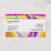 Middenband - Fractal Abstract 061012f Visitekaartje (Achterkant)