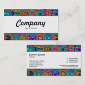 Middenband - Fractal Abstract 191111a Visitekaartje (Voorkant / Achterkant)