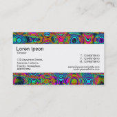 Middenband - Fractal Abstract 191111a Visitekaartje (Achterkant)