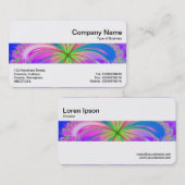 Middenband - Fractale ventilator Visitekaartje (Voorkant / Achterkant)