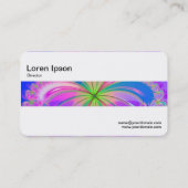 Middenband - Fractale ventilator Visitekaartje (Achterkant)