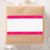 Middenband - frambozen etiket (Insitu)