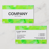 Middenband - Gekleurd groen Visitekaartje (Voorkant / Achterkant)