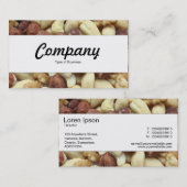 Middenband - Gemengde noten Visitekaartje (Voorkant / Achterkant)