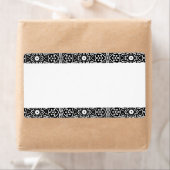 Middenband - Geometrische bloemen Etiket (Insitu)