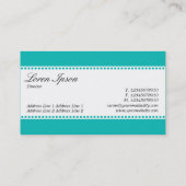 Middenband (gescand) - Aqua Blue (0ABAB5) Visitekaartje (Achterkant)