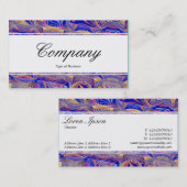 Middenband (gesmede) - Fractal Abstract 061012a Visitekaartje (Voorkant / Achterkant)