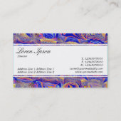 Middenband (gesmede) - Fractal Abstract 061012a Visitekaartje (Achterkant)