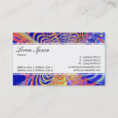 Middenband (gesmede) - Fractal Abstract 061012d Visitekaartje (Achterkant)