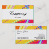 Middenband (gesmede) - Fractal Abstract 061012e Visitekaartje (Voorkant / Achterkant)