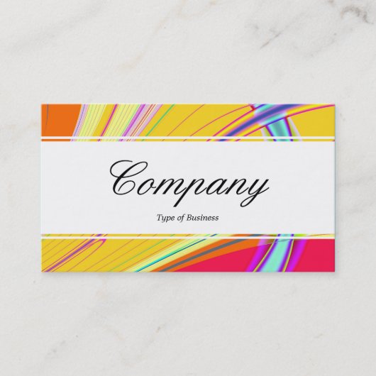 Middenband (gesmede) - Fractal Abstract 061012e Visitekaartje (Voorkant)