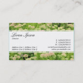 Middenband (gesmede) - Sedum (herfst Joy) Visitekaartje (Achterkant)