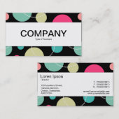 Middenband (gesneden) - Spots & Circles 150816 Visitekaartje (Voorkant / Achterkant)